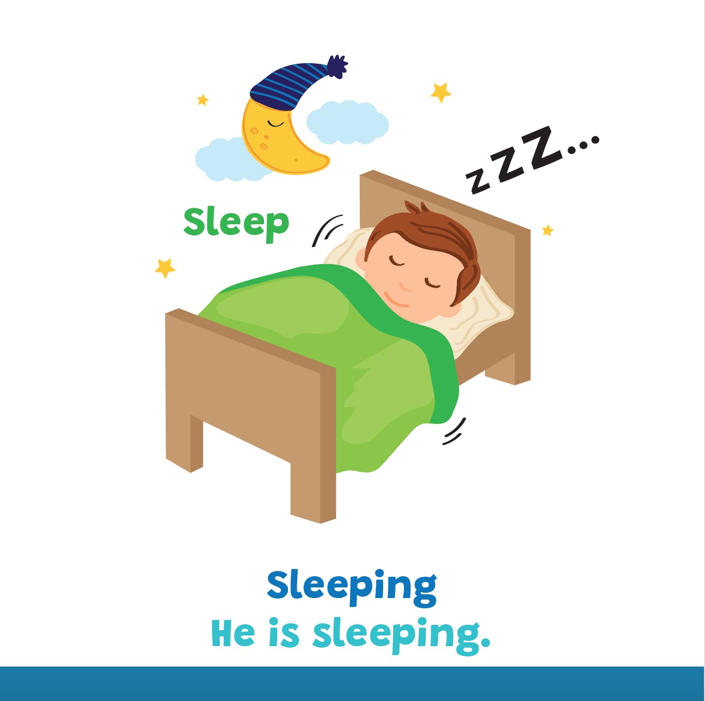 Action Book – Children’s Board Book for Learning Verbs for Toddlers Ages 1-4 | Written by a Speech Therapist